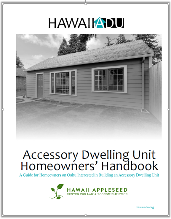 ADU Handbook Hawaii ADU